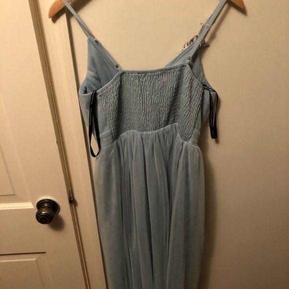 Little mistress maternity dress. Color blue - Picture 2 of 3